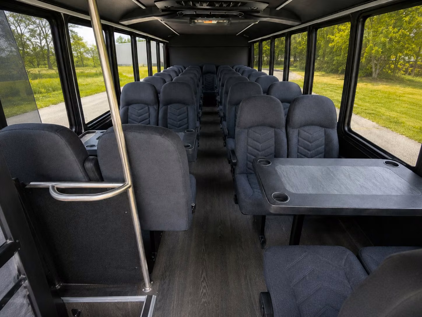 15 passenger minibus inside