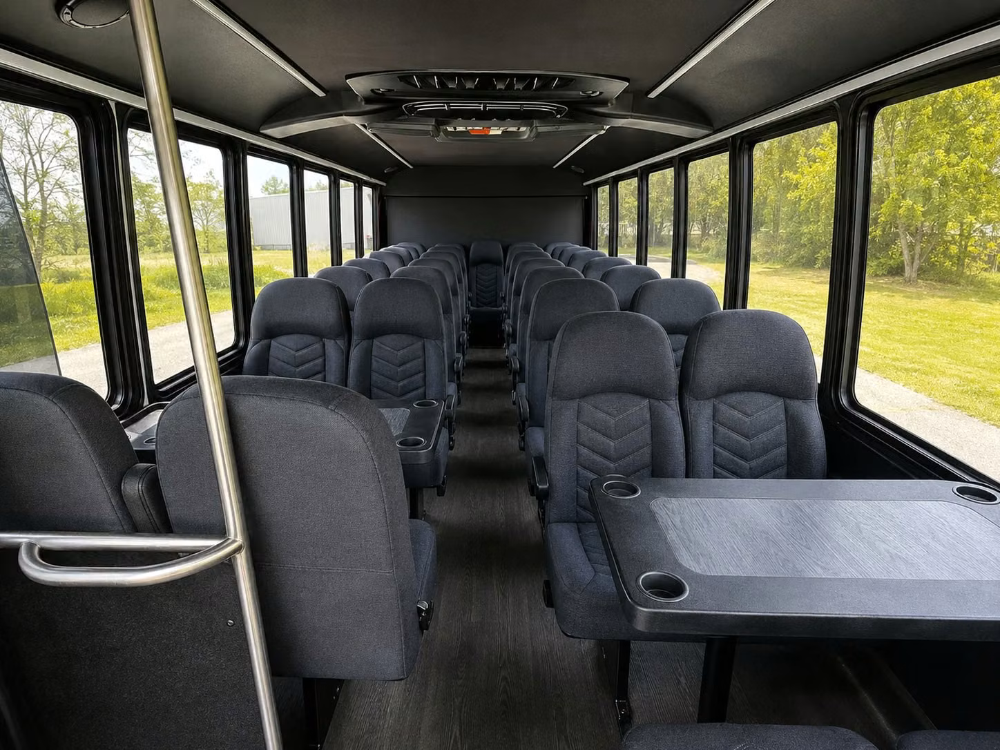 15 passenger minibus interior