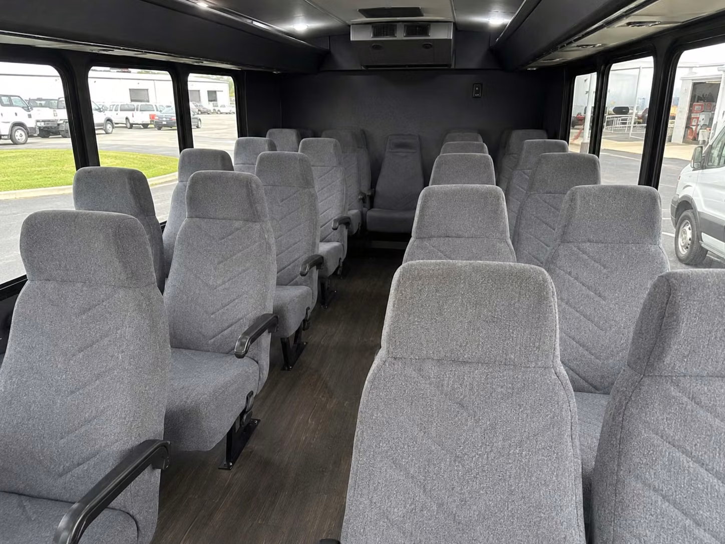 18 passenger minibus inside