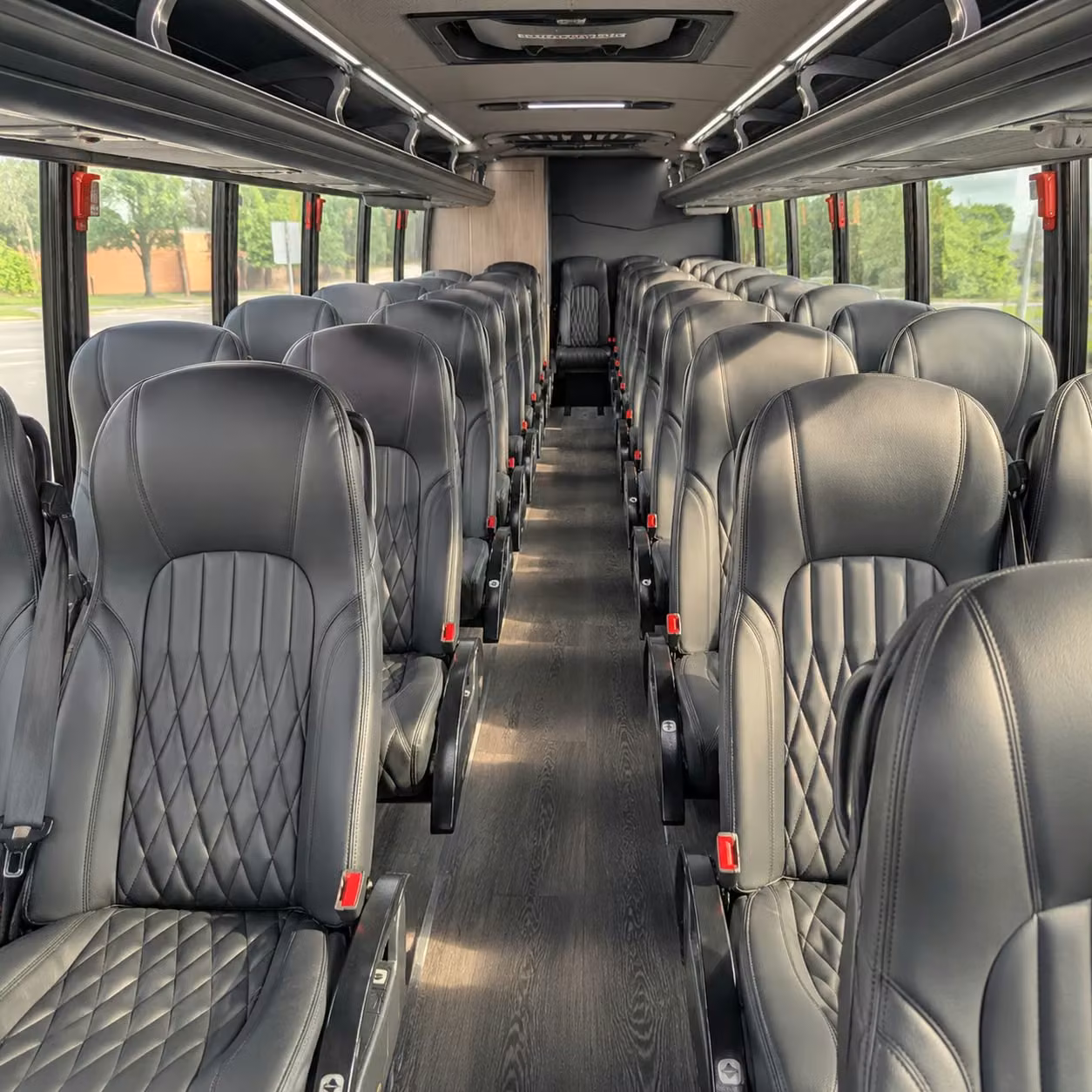 25 passenger minibus inside