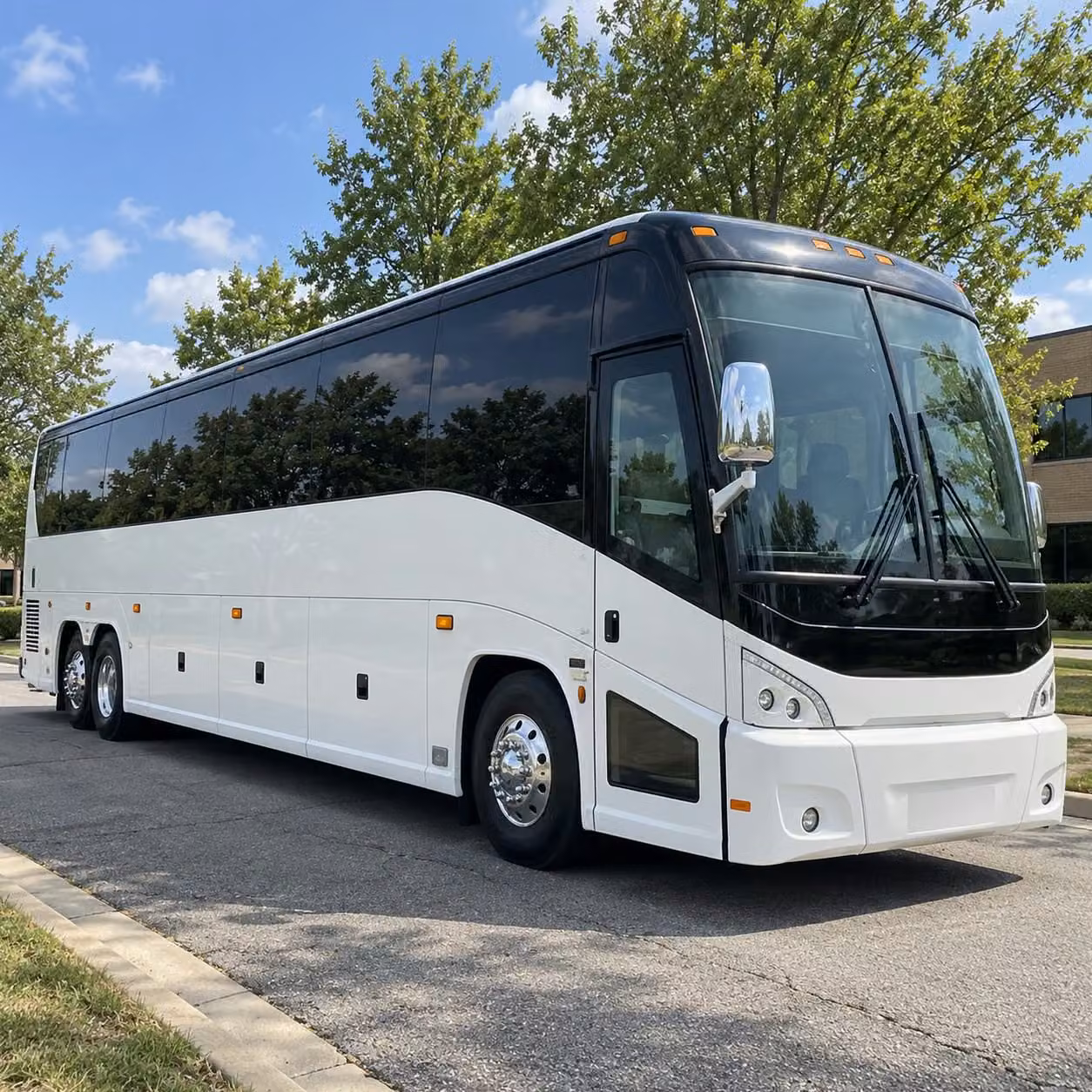midland charter bus rental exterior