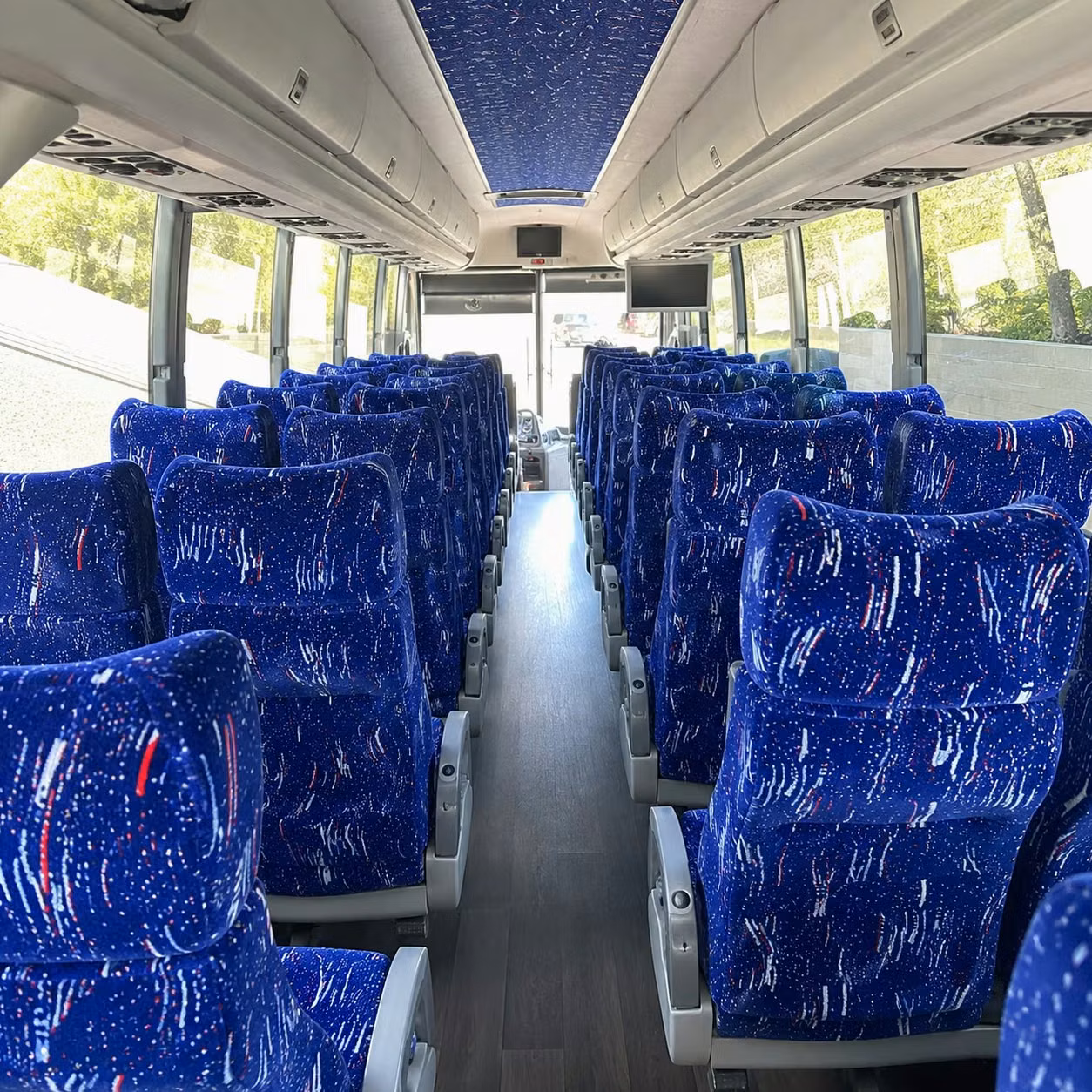 midland charter bus rental inside