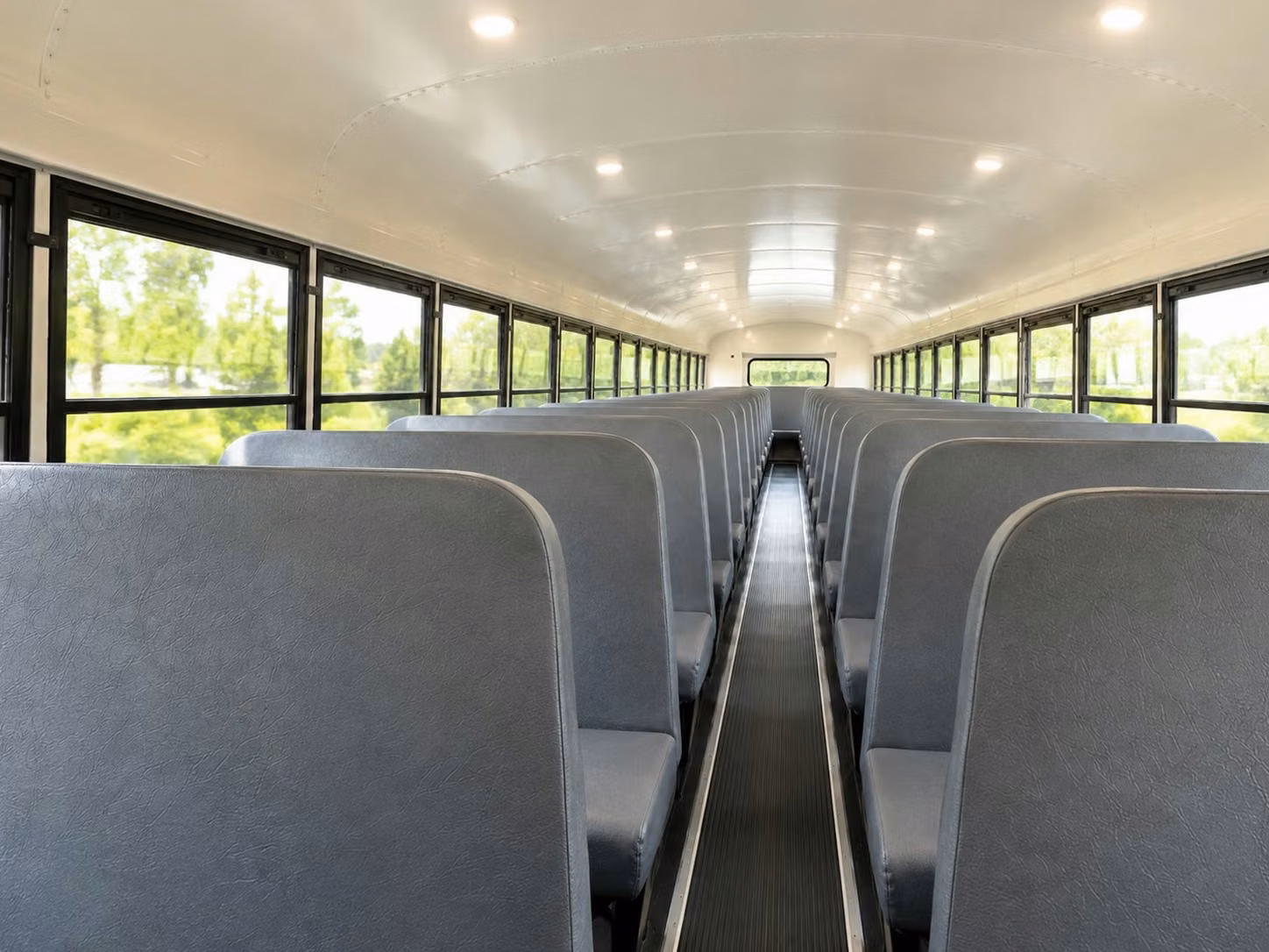 school bus interior